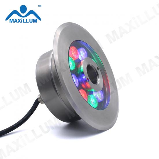 LED fountain light with stainless steel housing